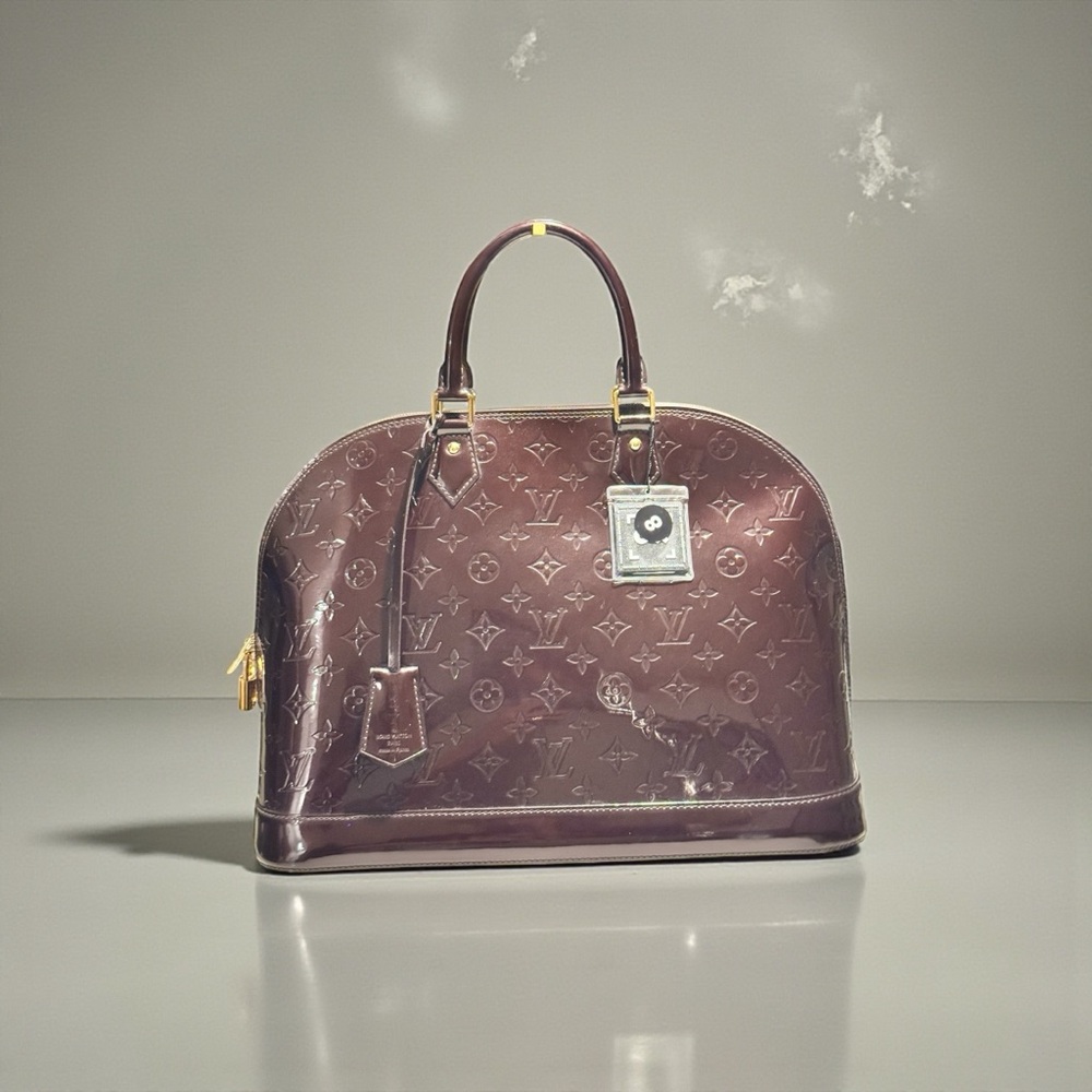 Louis Vuitton Glossy Brown Satchel